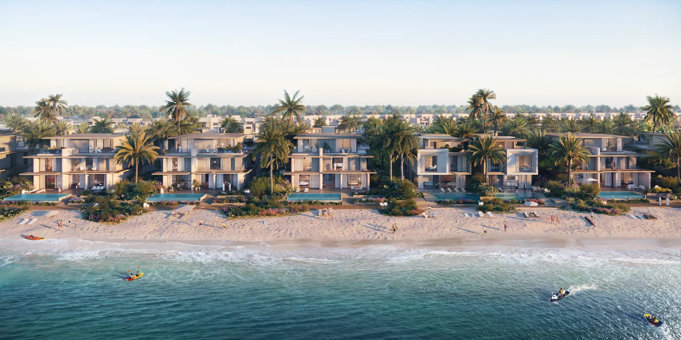 Виллы на берегу на Al Thuraya Island